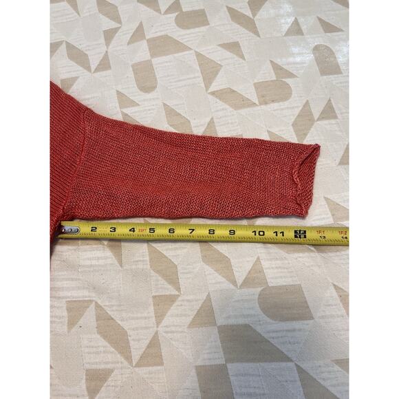 Helmut Lang Linen Knit Summer Long Sleeve Top Size S - Picture 9 of 10